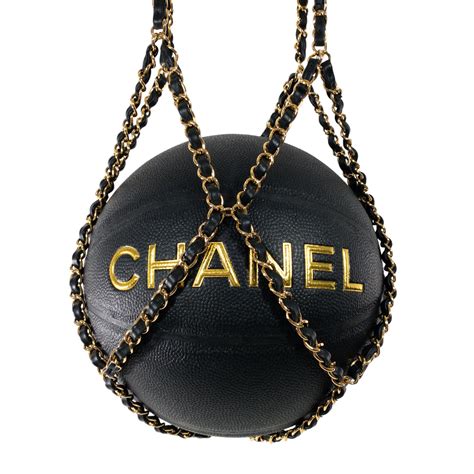 Chanel basketball with chain strap